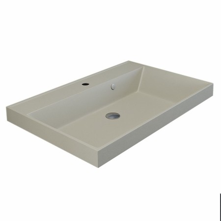 Sink uperwood Classic quartz 70 cm, quartz, beige matte, linen-5