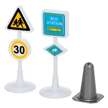 Set of machinery "Special Technics", 3 pcs, road signs, mix-10