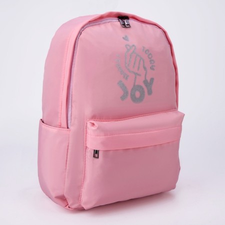 Backpack school textile I chooose, pink color, 38 x 12 x 30 cm-5