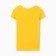 T-shirt female V-shaped neckline, yellow color, size 52