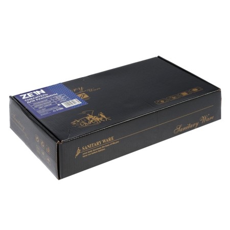 Zein Z3878 shell mixer, single -leaf, interior, height 18 cm, brass, black-13