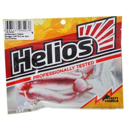 Helios Shaggy Red & White, 8.5 cm, 5 pcs. (HS-16-003)-1