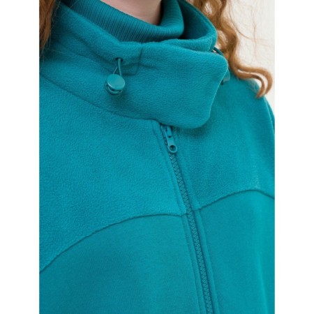 Sweatshirt for girls, height 140 cm, emerald color-1