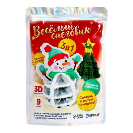 3D designer and amazing experience "Funny snowman"-2