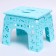 Children's stool-stand folding "alphabet", the color of Mix Blue/Blue