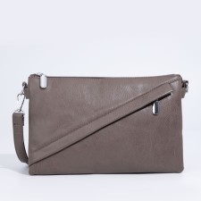 Bag Cross-Bodi with a zipper, khaki color