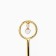 A teaspoon spoon with a handle of New Year's "warm holidays" for the New Year, 11.5 x 2.3 cm