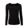 Women's longliva Minaku: Basic Line Black Color, Rr. 48