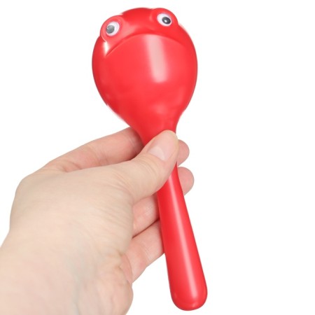 A set of rattles "Frogsat", 3 pcs., Castanets + marakas, red color, crumb I-2