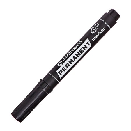 Permanent mowed marker 5.0 mm centropen 8576, line 1 - 4.6 mm, black color-4