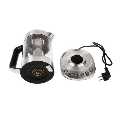 Electric kettle Windigo LSK-1807, glass, 1.7 l, 2200 watts, adjustment t °-8
