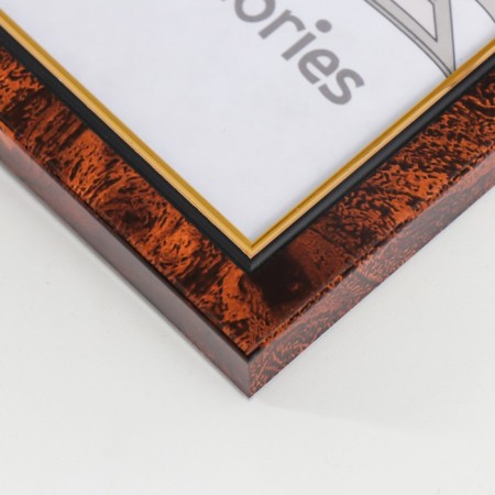 Photo frame plastic 10x15 cm 682 Dark nut-2