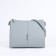 Bag Cross-Bodi with a zipper, 2 external pockets, the color of a gray-blue