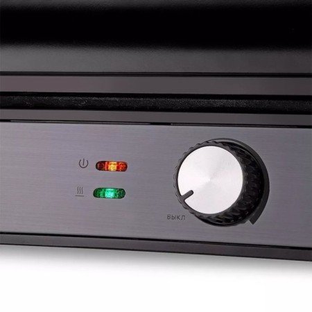 Electric grill KitFort KT-1699, 2000 W, anti-stick coating, 29x24 cm, black-2