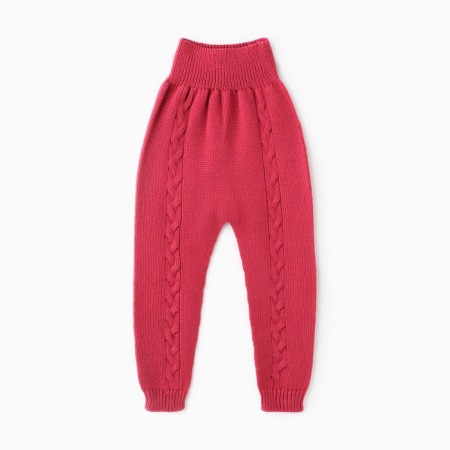 Pants for children, fuchsia color, height 74 cm