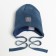Hat for a boy, indigo color, size 46-50