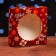 Gift box team with the window "Mandarins and gifts", 11.5 x 11.5 x 3 cm