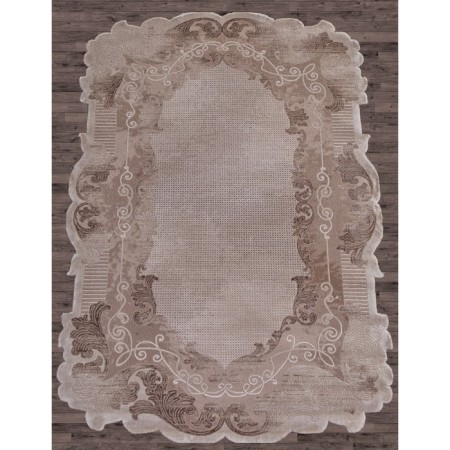 Rectangular carpet Karmen Hali Safir, size 78x150 cm, color Brown/Brown-1