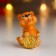 Souvenir Polystone "Tigrush with gold coins" MIX 4x2.5x3 cm