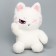 Soft toy "cat", 20 cm, white color