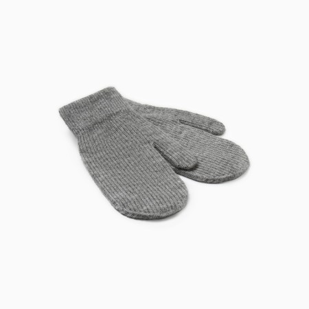 Baby mittens minku, gray color, 18 cm-1