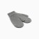 Baby mittens minku, gray color, 18 cm