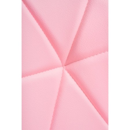 Computer chair Trizor Metal/Eco -leather, Chrome/Pink/White 53x53x69 cm-6