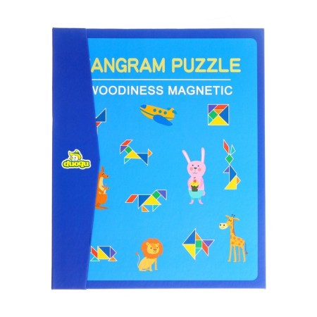 Magnetic tangram "In the book", 1.5 × 18 × 22 cm-3