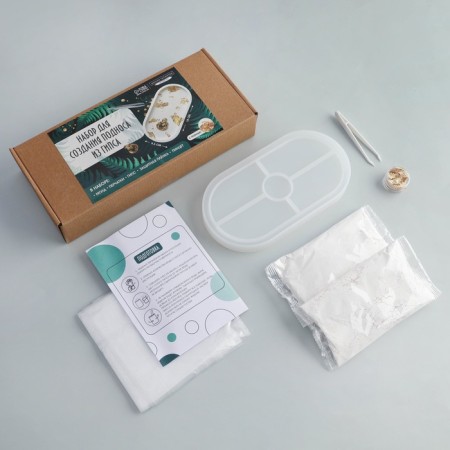 Set for creating a gypsum pallet with a whip "Oval"-3