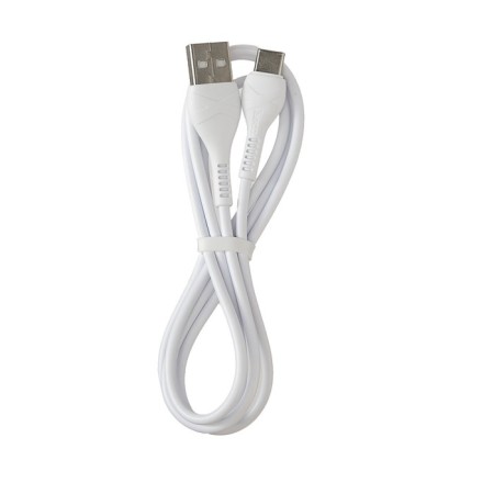 Cable Hoco X37, Type -C - USB, 3 A, 1 m, PVC braid, white-2