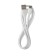 Cable Hoco X37, Type -C - USB, 3 A, 1 m, PVC braid, white