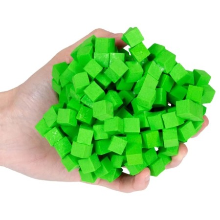 Designer - Gummy Blocks plasticine, green-1