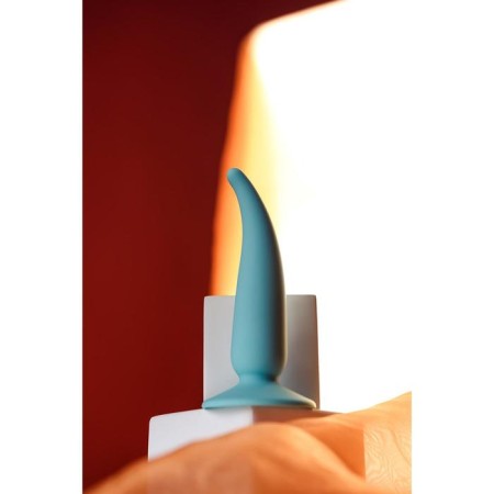 Anal plug sappy, silicone, mint color, 12.5 cm, d = 2.7 cm-5
