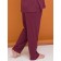Female trousers, size 4xl, burgundy color