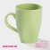 Ceramic share mug "Pastel", 280 ml, green color