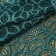 Lace elastic fabric, 180 mm × 2.7 ± 0.5 m, emerald color
