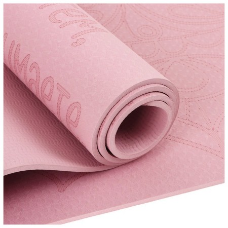Sangh yoga rug "Buddha", 183x61x0.6 cm, color pastel pink-8