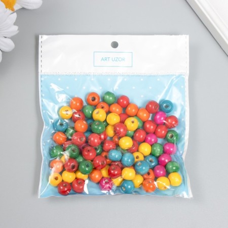 Beads for creativity tree "Multi -colored" set 30 g 1x1 cm-3