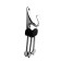Furniture hook Cappio Standart, one -rod, chrome