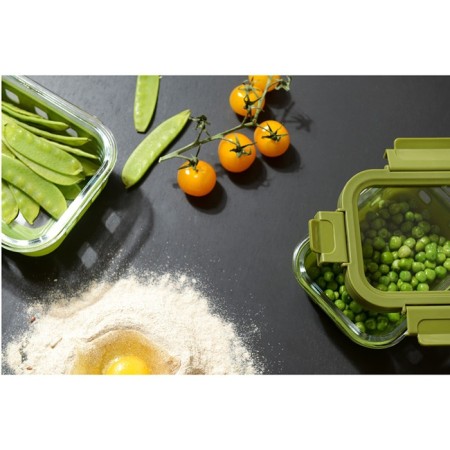 Container for baking, storage and carrying of products in the Smart Solutions cover, green color, 1050 ml-18