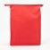 Cosmetic bag with lightning, red color