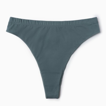 Panties female Braziliana, the color as ash is green, size 46 (m)-5
