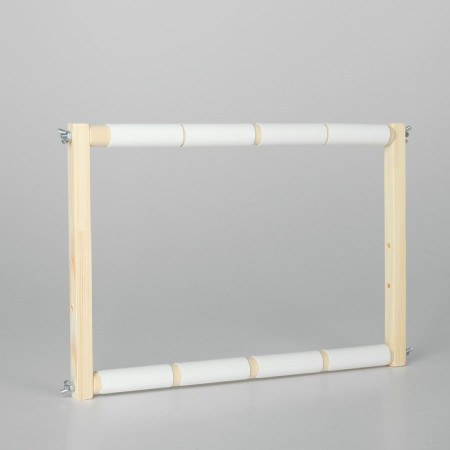 Stuls-frame for embroidery, 30 × 40 cm, color light wood-1