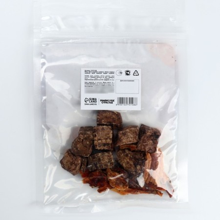 Cat treats natural fluffy happiness: light beef, chicken and turkey fillet, 30 g.-4