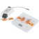 Lamp built -in era LED, IP20, 10W, 100x100x21 mm, 4000k, 800lm, white color