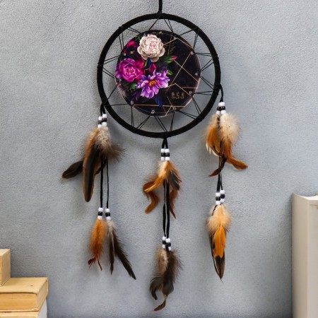 Dreams "Piono on black - everything will come true" d = 20 cm