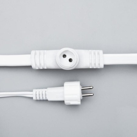 Garland "Curtain" 2 × 3 m, IP65, UMS, white thread, 760 LED, warm white glow, 220 V-5