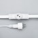 Garland "Curtain" 2 × 3 m, IP65, UMS, white thread, 760 LED, warm white glow, 220 V