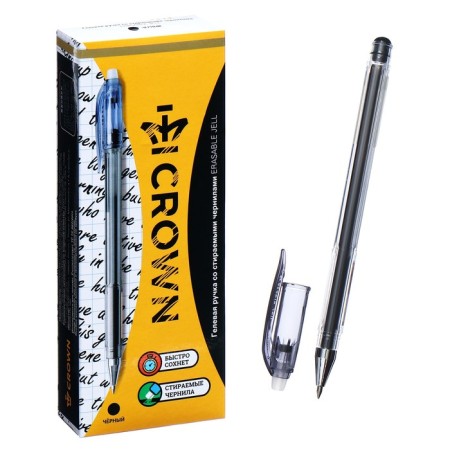 Gel handle Erased Crown "Erasable Jel", node 0.5 mm, black ink black-5