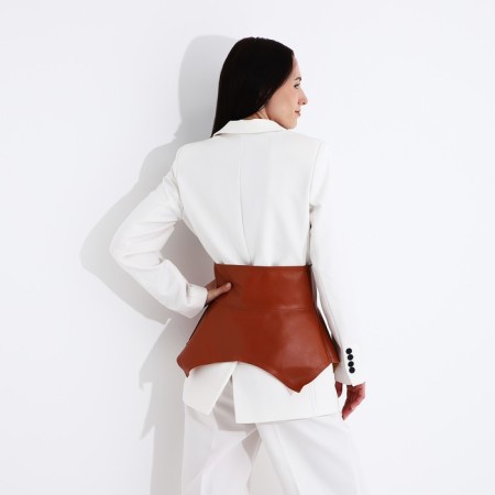 Women's belt, type of basca, width 73 cm, redhead-3